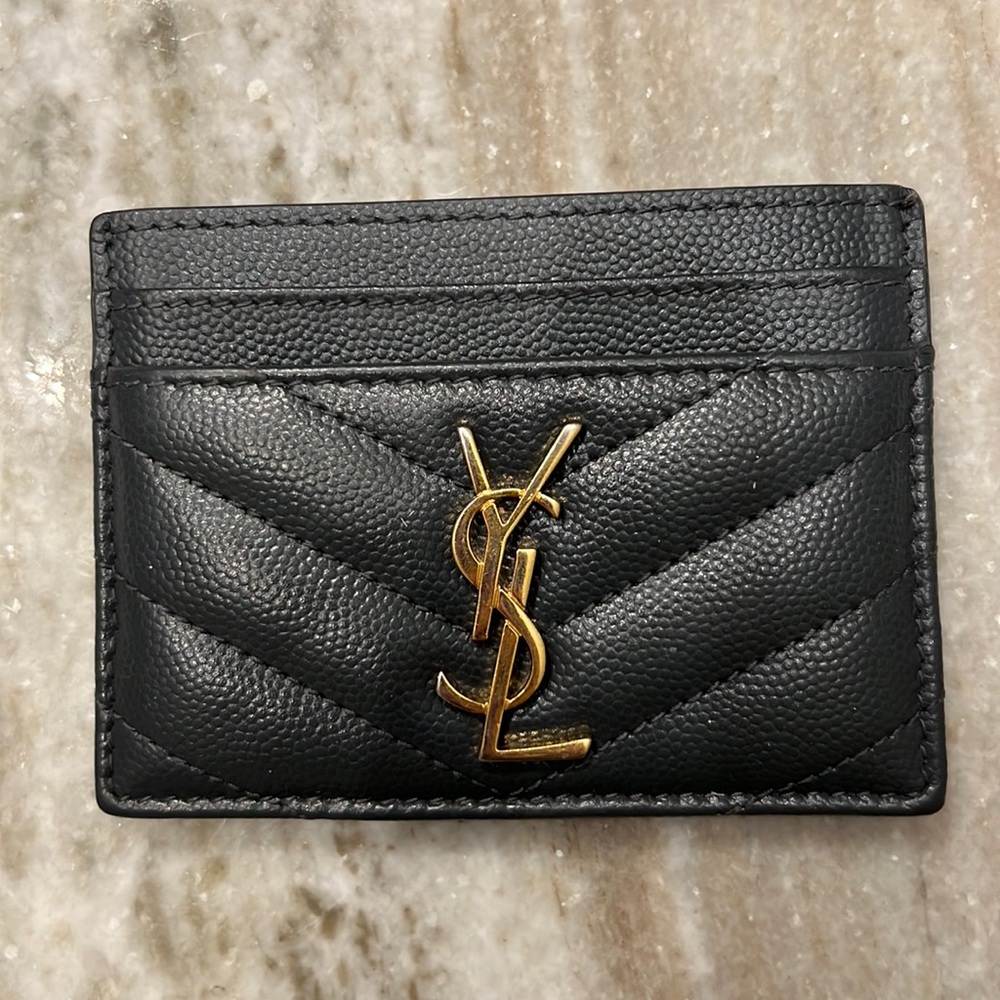 Perfect condition YSL card holder